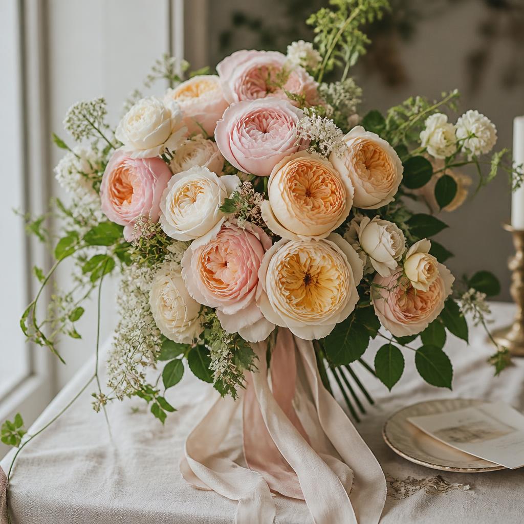English heirloom garden bouquet